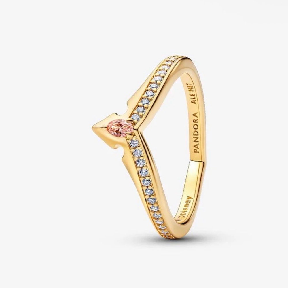Authentic Pandora Disney Princess Aurora Tiara Ring